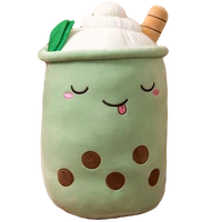 2370cm new ins fruits juice bubble tea stuffed soft cute food pillow pink green brown emotional colorful decor plushies kids