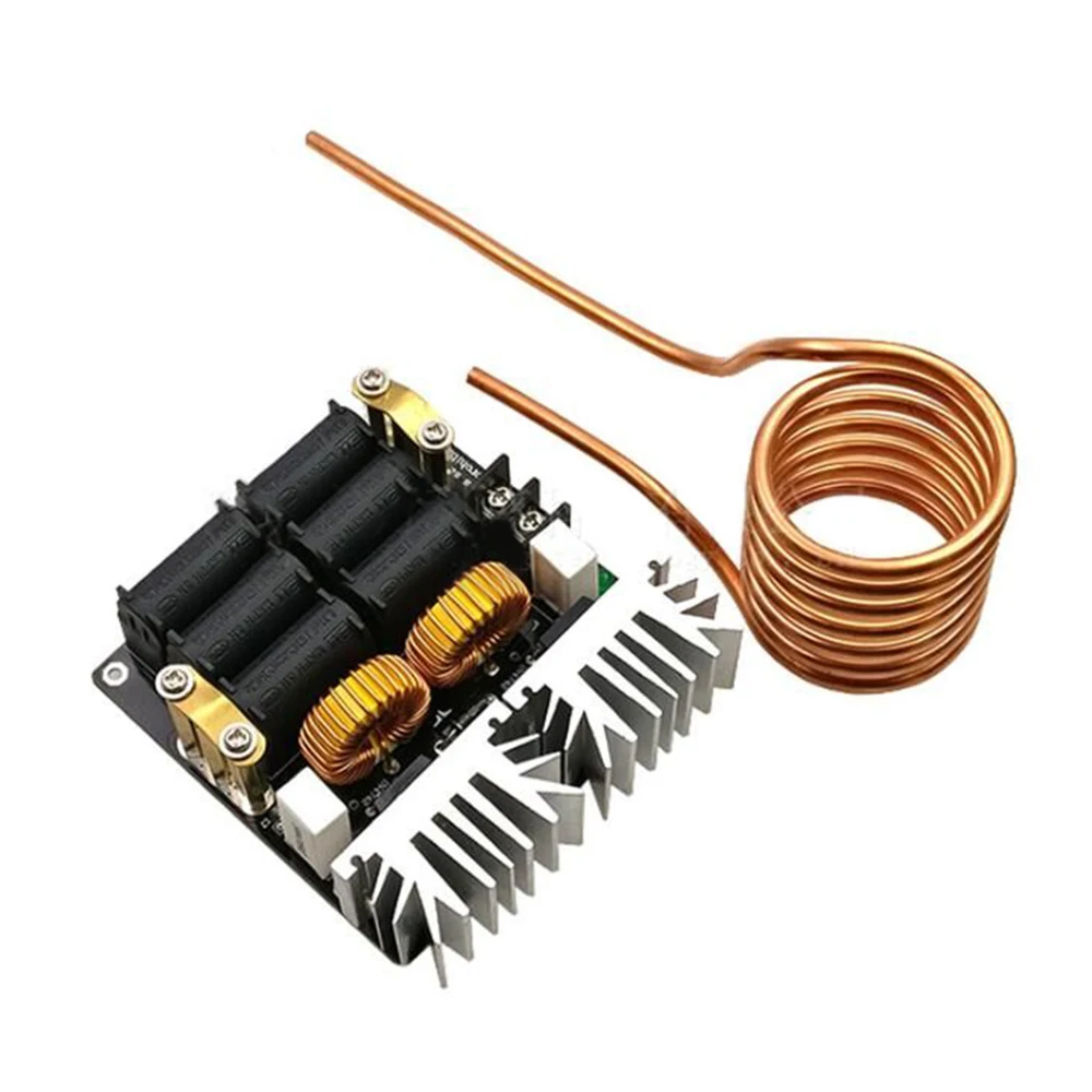 

1000W 20A ZVS Flyback Driver Heater Coil Voltage Induction Heating Board Power Supply Module Rated 20A Current Good Efficient