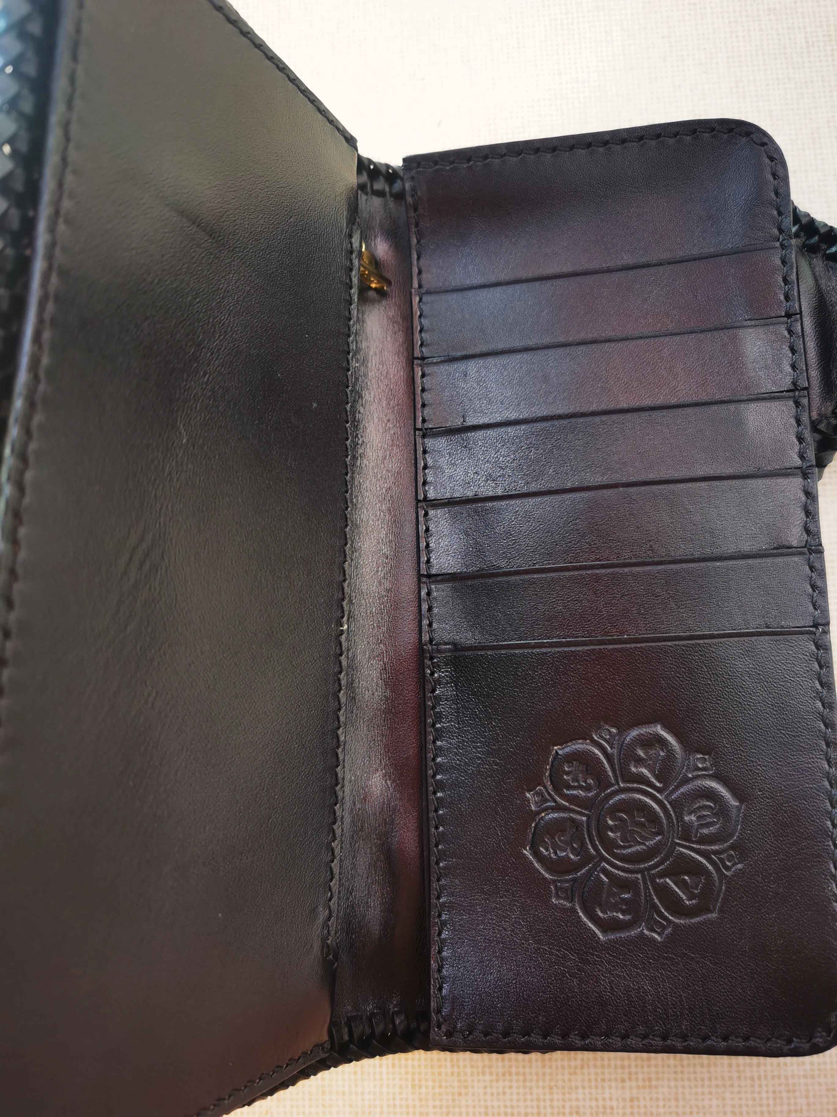 

Special Offer Handmade Black Crocodile Skin Wallets Purses Women Men Long Clutch Vegetable Tanned Leather Wallet Card Holder