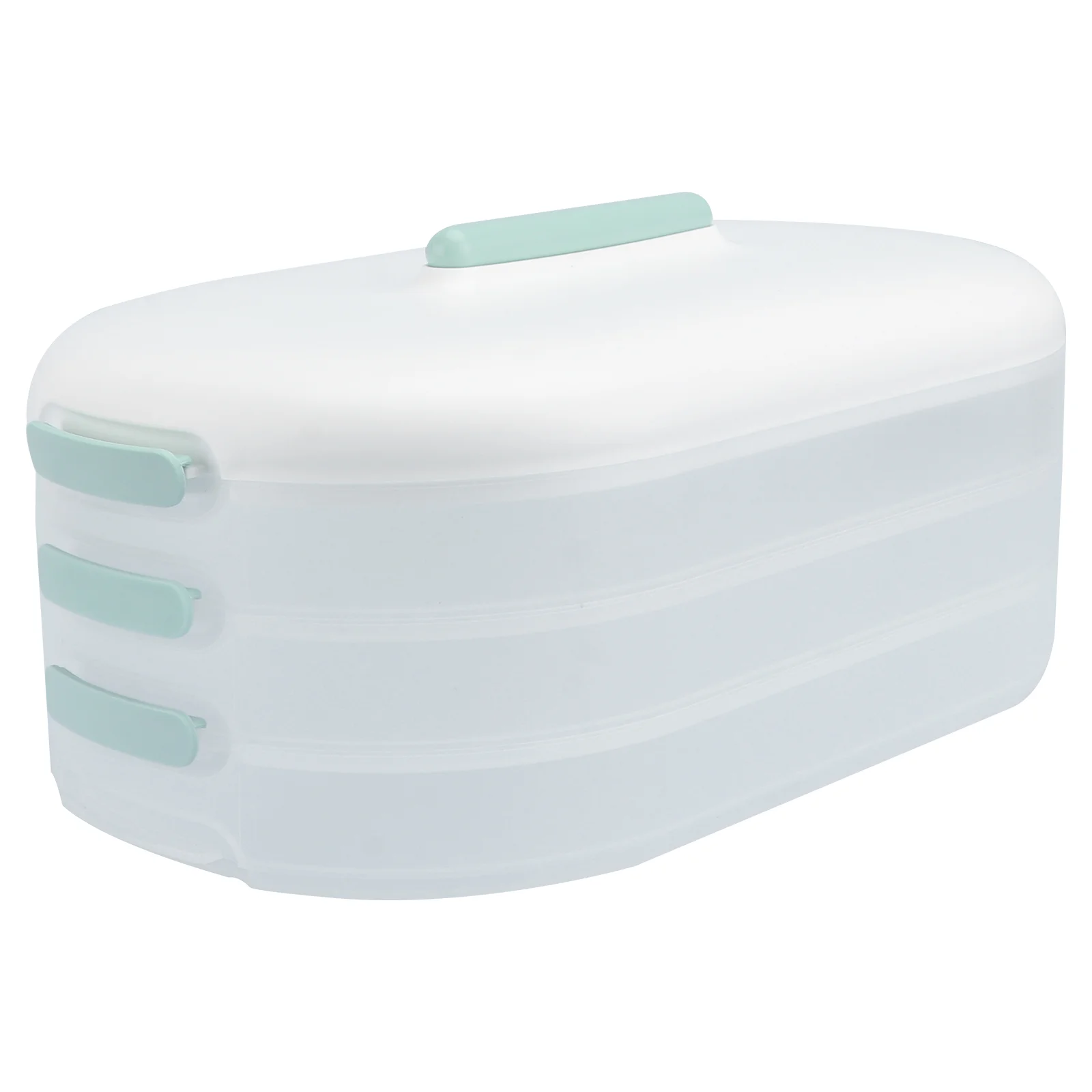 

1pc Kitchen Refrigerator Preservation Box Food Organizer Dumpling Container