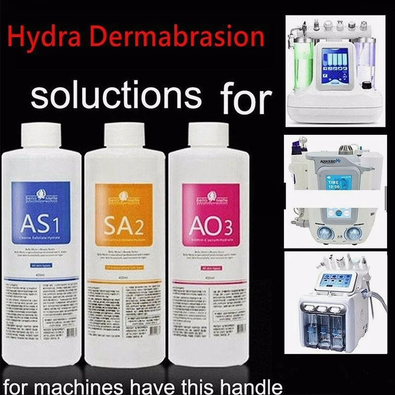 

High Quality Aqua Peeling Solution 3 Bottles 400Ml Per Bottle Aqua Facial Serum Hydra For Normal Skin Fast Shipping