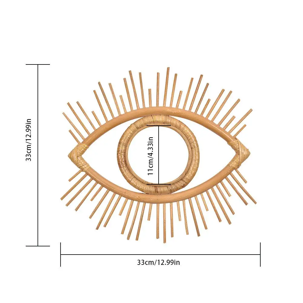 Ротанговая креативная подвесная рамка для глаз декоративная настенная