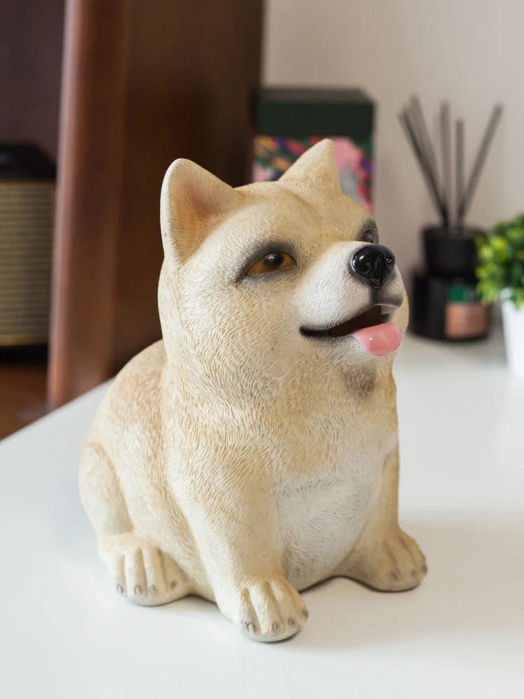 Копилка для мопса собаки домашнее искусство из смолы копилка денег Pulldog коробка
