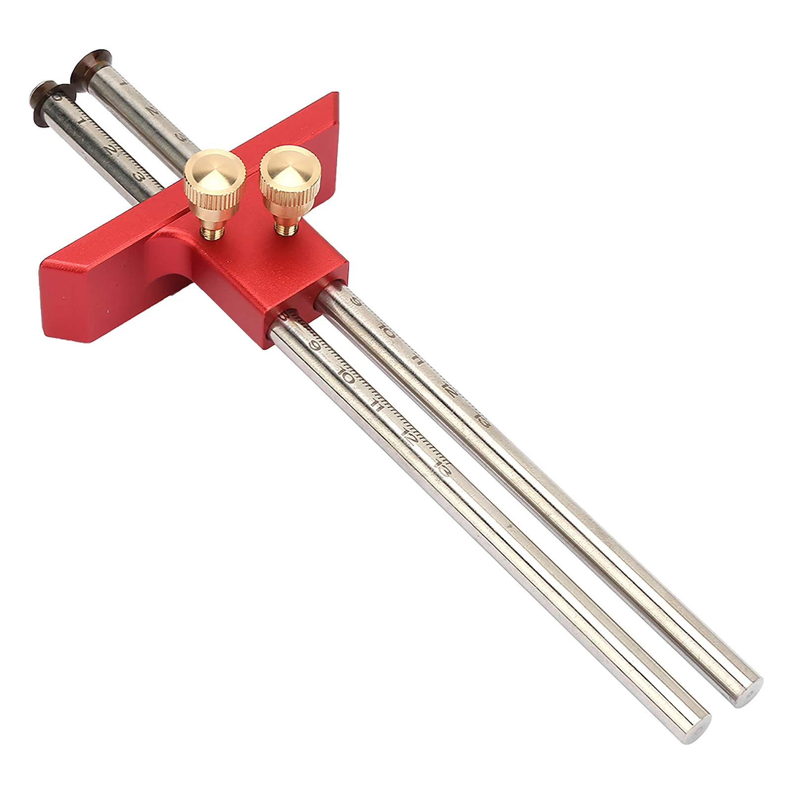 

Carpentry Scriber Double Headed Scribe Blade Woodworking Double-Line Marking Gauge Ruler Tools For Carpenters