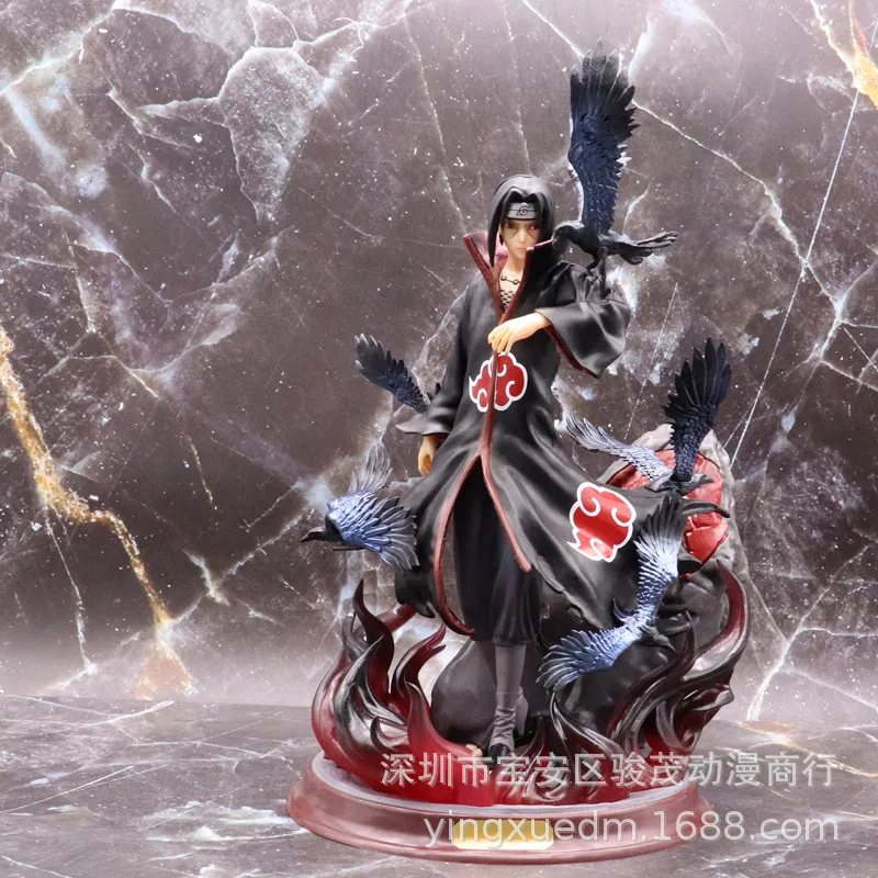 

Anime Na Shippuden PVC Action Figure GK With Crow Collectible Model Toy Figurine 26cm