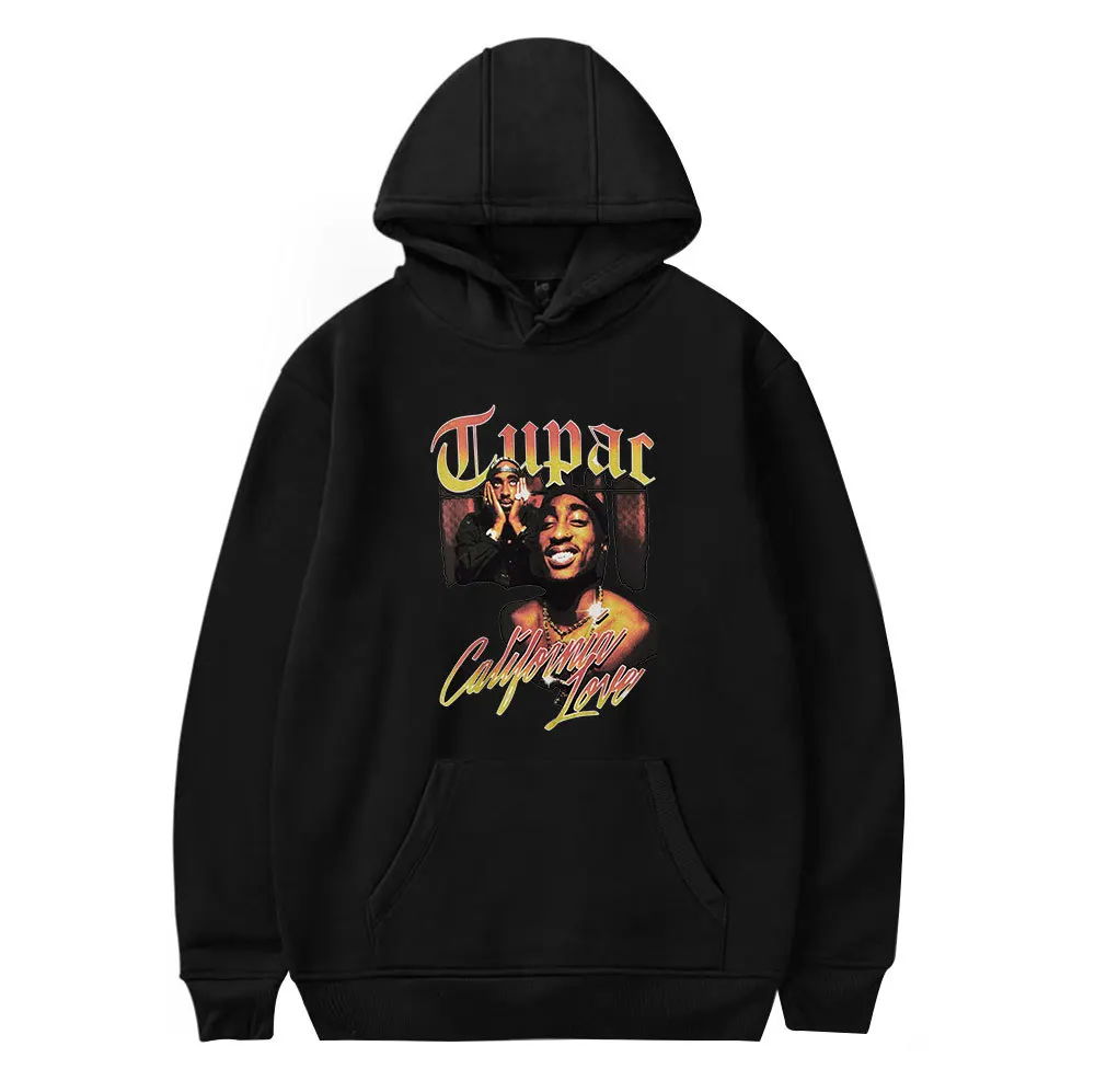 

2Pac Hoodies Men Women Oversized Hip Hop Hoodies Streetwear Fashion Vintage Sweatshirt 90s Popular Hiphop Rapper Tupac Hoodie