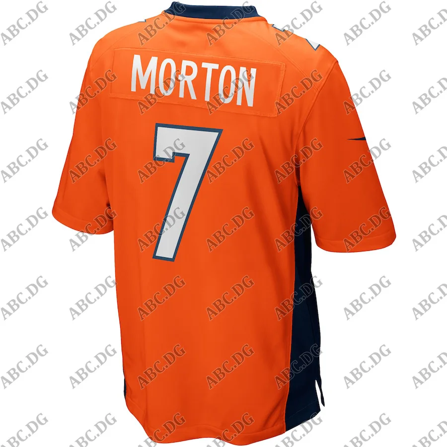 

Customized Stitch American Football Jersey Men Women Kid Youth Denver Craig Morton Orange Game Retired Player Jersey