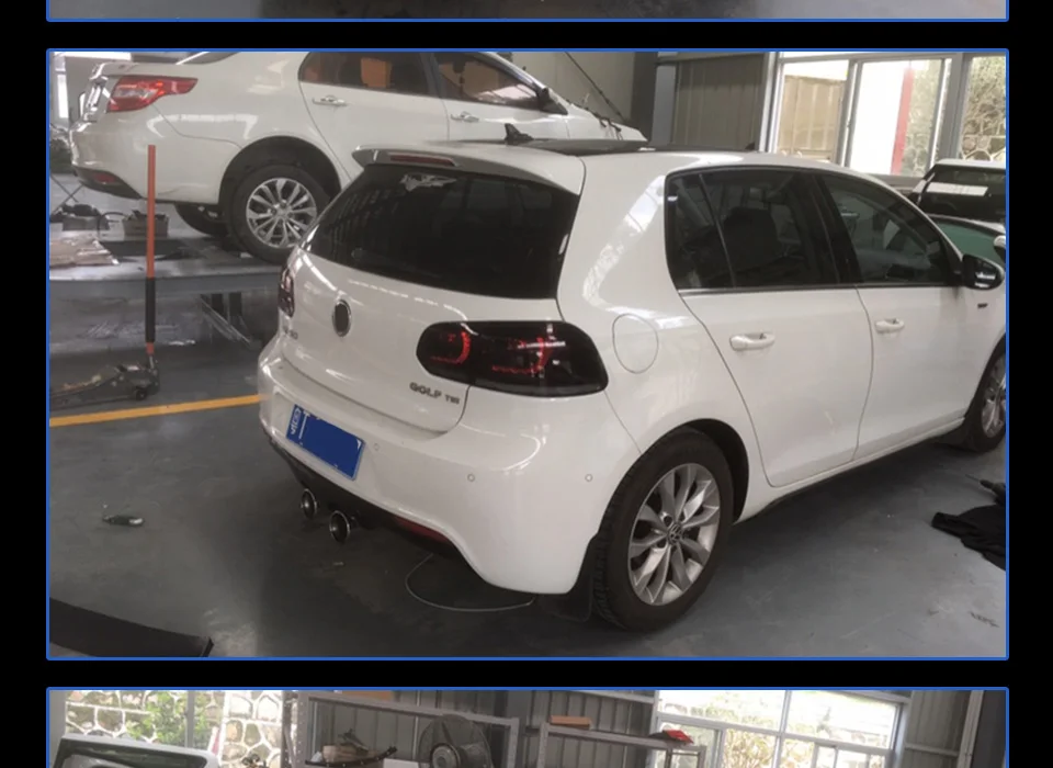 АКД Тюнинг автомобилей задние фонари для VW Golf 6 Golf6 MK6 R20 задние фонари светодиодные DRL ходовые огни противотуманные фары динамический световой сигнал
