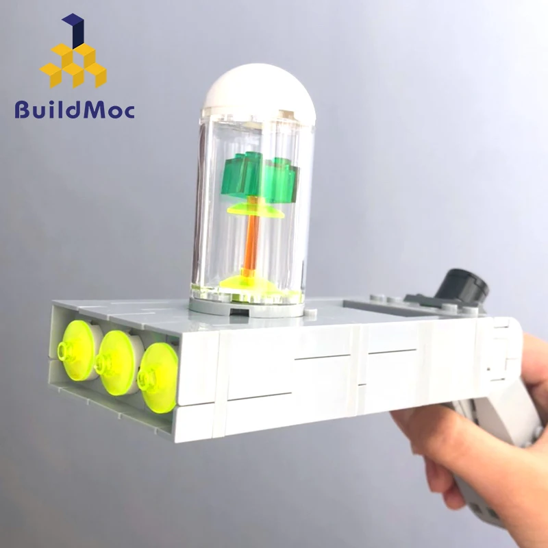 Buildmoc научная фантастика анимационный портал пистолет строительные блоки