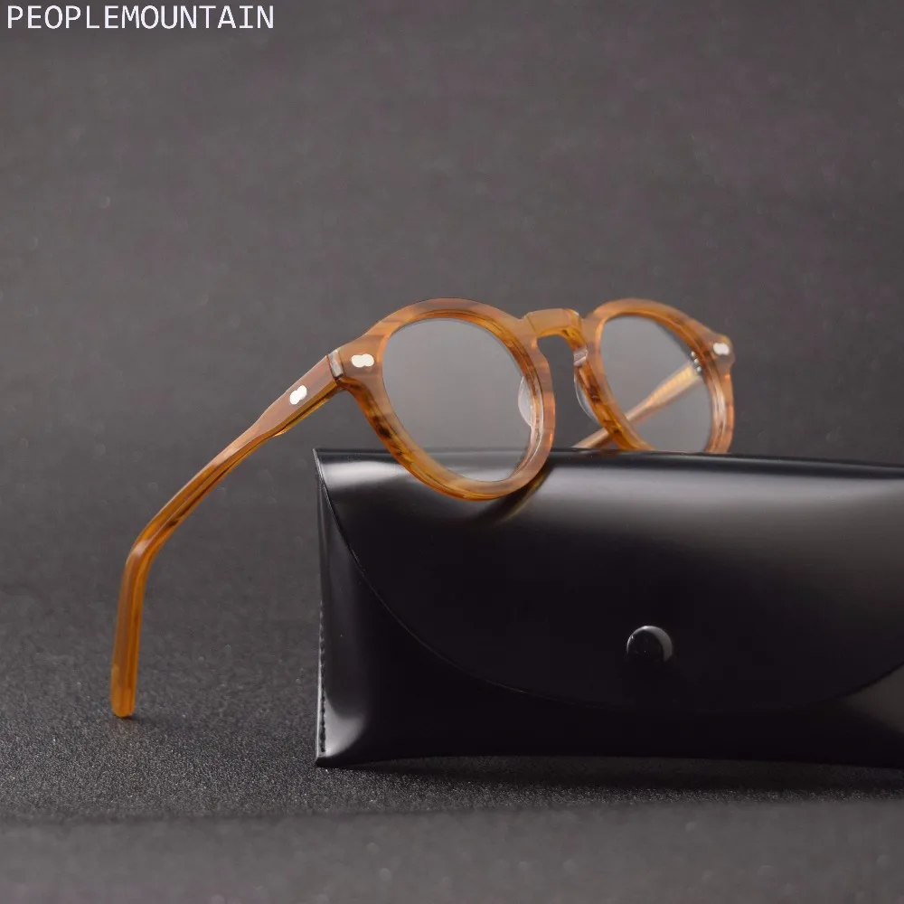 Маленькая круглая оптическая оправа для очков мужчин и женщин мужские очки