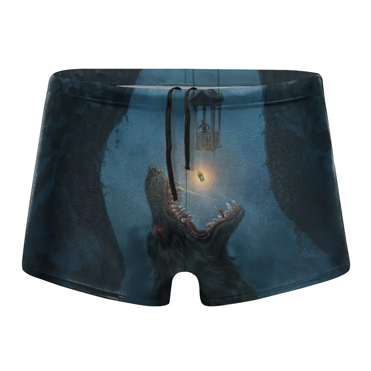

Wolf Man's Brand Swimming Briefs Low Waist Swimwear drop With Push-up Pad Sexy Shorts Trunks Boxers Summer Men's Swim