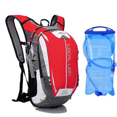 with water bag 18L водонепроницаемый велосипедный рюкзак для мужчин и женщин MTB велосипед с сумкой для воды Спорт Велоспорт Туризм кемпинг гидратация Велоспорт сумки рюкзак - Цвет: with water bag