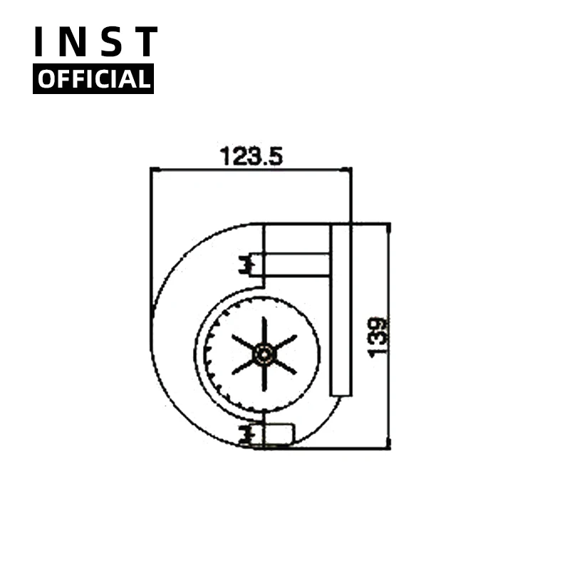 

Air Conditioning Fan AC A/C Blower Motor FOR AOLONG 24v INST-7138
