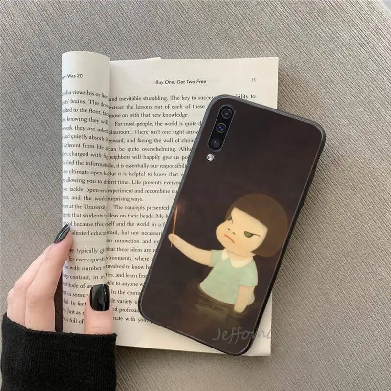 

japan Yoshimoto nara cartoon girl Phone Case For Samsung Galaxy J2 J4 J5 J6 J7 J8 2016 2017 2018 Prime Pro plus Neo duo