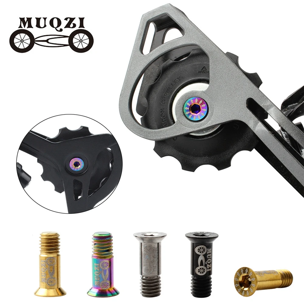 

1Pc 16x7.7x5mm M5 Wheel Screw Titanium Alloy Rear Derailleur Guide Tension Wheels Screws Fixed Bolt Bicycle Parts Accessories