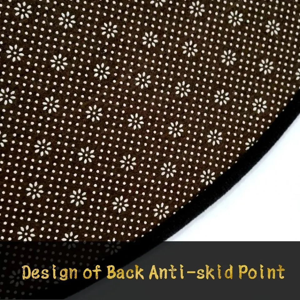 Ковер в этническом стиле большой геометрический диск коврик для гостиной кухни