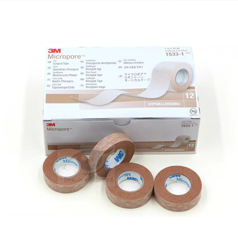 Южная Корея 3 м медицинская цветная бумажная лента для кожи Микропористая