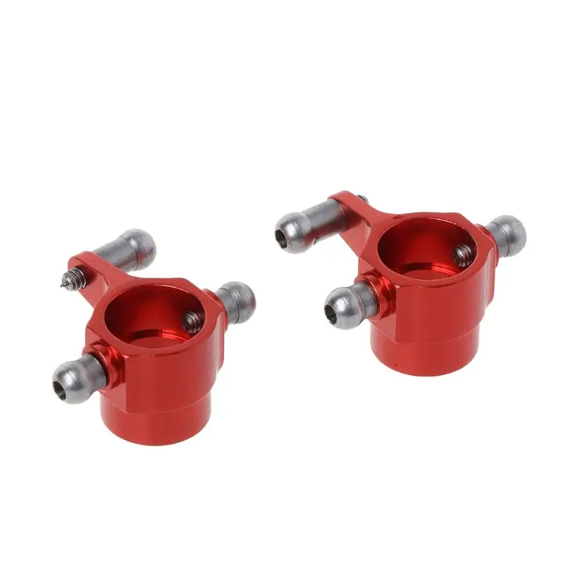 

2Pcs Upgraded Metal Parts Rear Steering Cup for Wltoys P929 P939 K969 K979 K989 K999 1/28 RC Car,Red