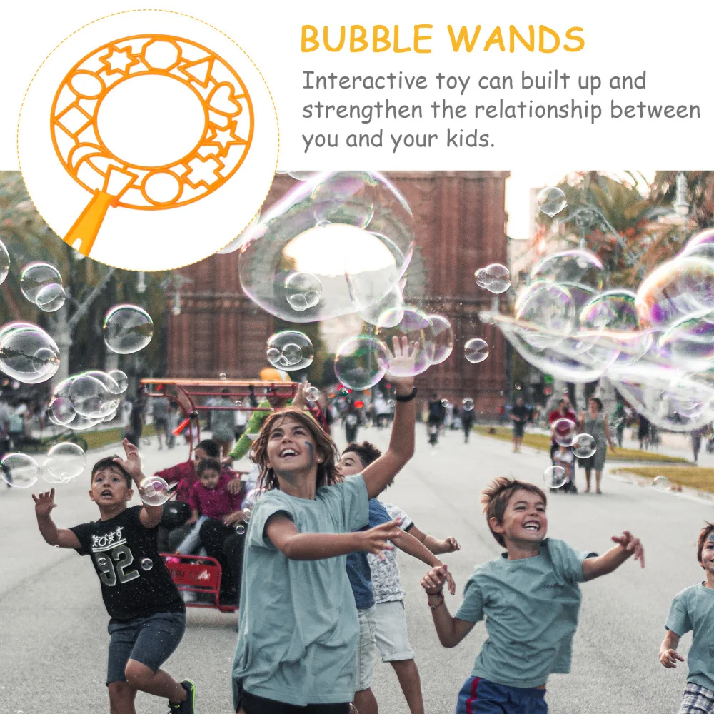 

15pcs Outdoor Bubble Wand Set Colorful Bubble Wands Party Favors for Kids
