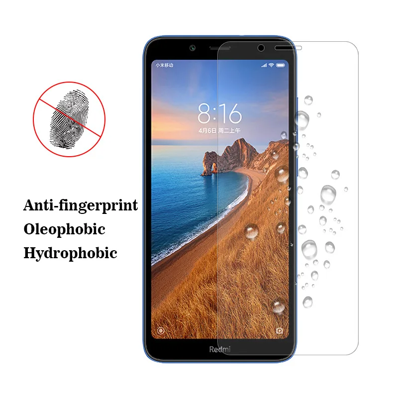2 шт. закаленное стекло для Xiaomi Redmi 7A HD защитная пленка телефона Защитное Note 7|screen