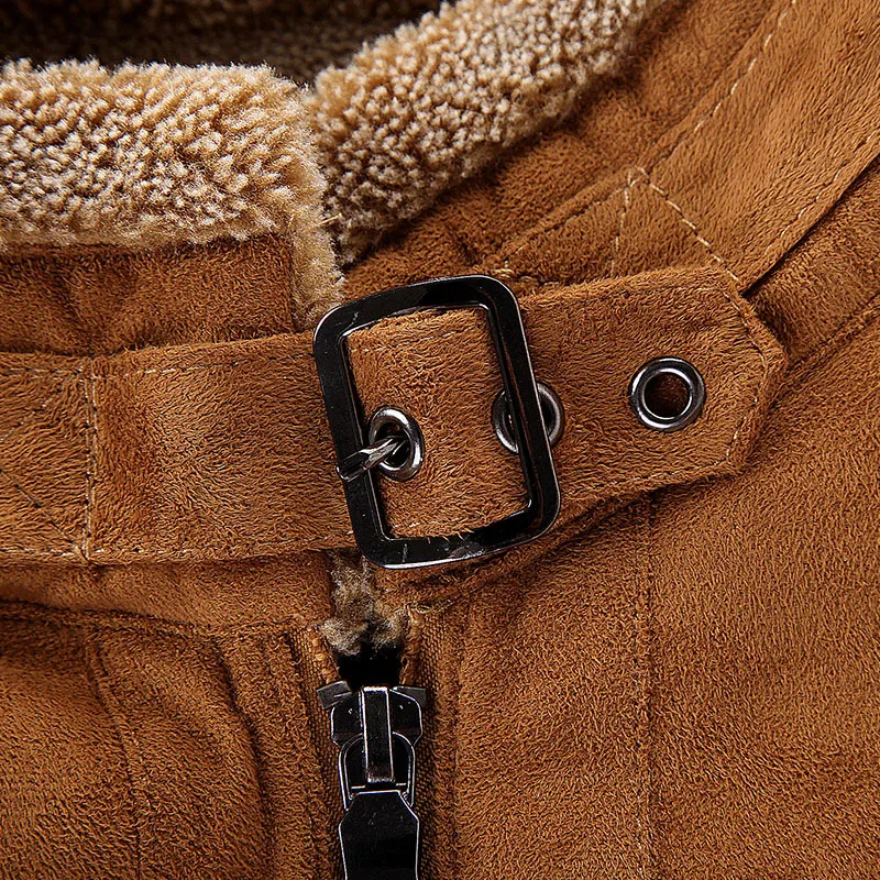 Мужская зимняя куртка из искусственной замши размеры до 4XL | одежда