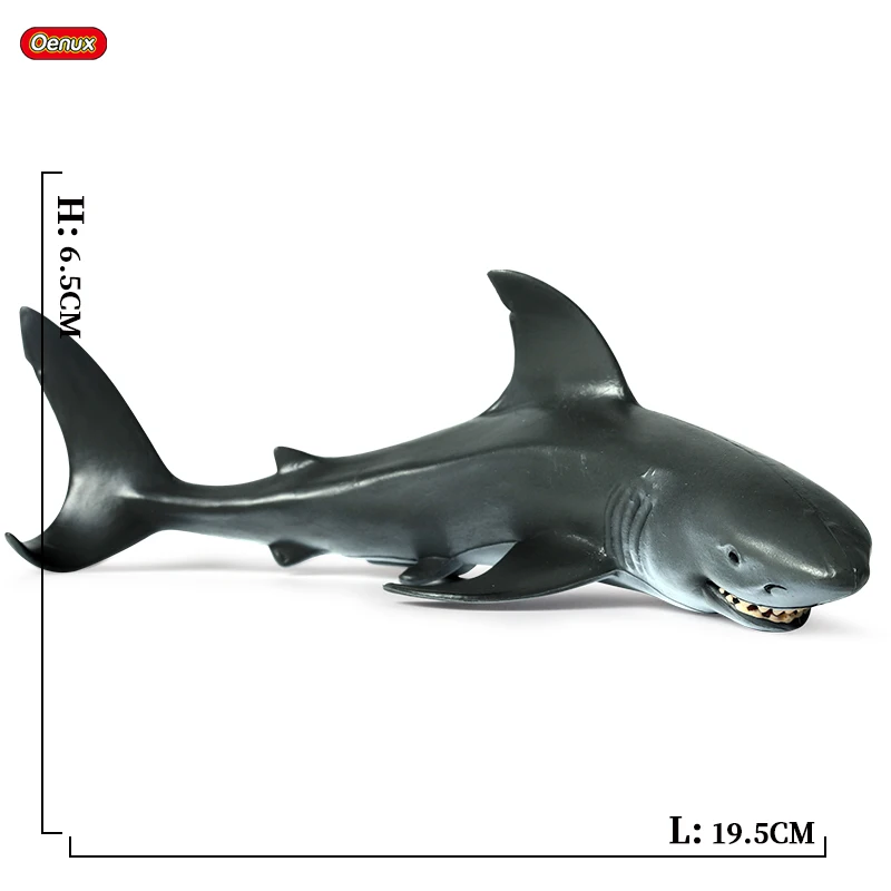 without box Oenux достаринный морской Океанский Megalodon Lamnidae фигурки дикарь большая акула SeaLife животные модель ПВХ Коллекция детская игрушка - Цвет: without box