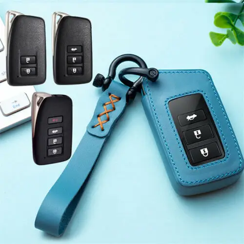 Чехол из воловьей кожи с верхним слоем для автомобильного ключа чехол брелоком