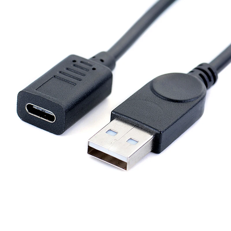 

1pcs USB-A 2.0 Male to Type-c Female Converter USB-C OTG Cable 30cm