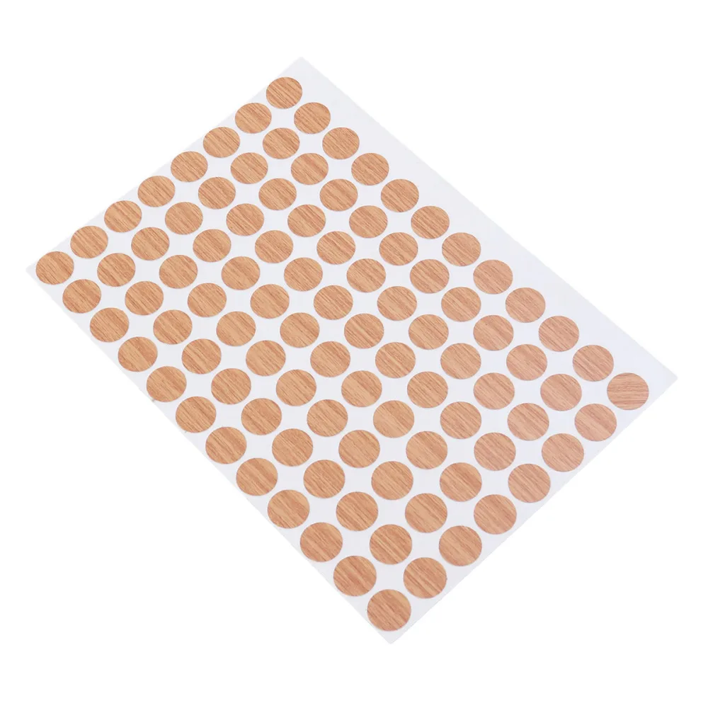 

96pcs/sheet Waterproof Screw Hole Covers Non-slip Screw Hole Caps 15mm Decorative Stickers(01)