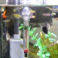 aquarium thermometer high precision aquarium diving thermometer glass fish tank special suction cup thermometer 2pcs