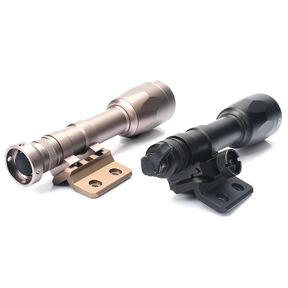WADSN страйкбол M-LOK Пикатинни м Лок Keymod смещение рельс крепление для Surefir M300 M600 тактический фонарик для оружия Scout Riflescope