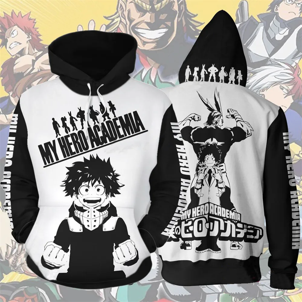 Толстовка с капюшоном All · Might Костюм для косплея Аниме My Hero academic Bakugou Katsuki Midoriya Izuku