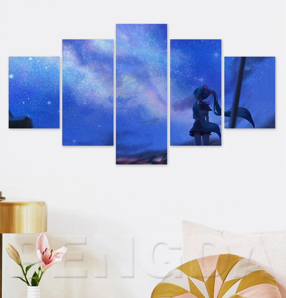 Модульный плакат для домашнего декора печать на холсте фильм Мой сосед Тоторо