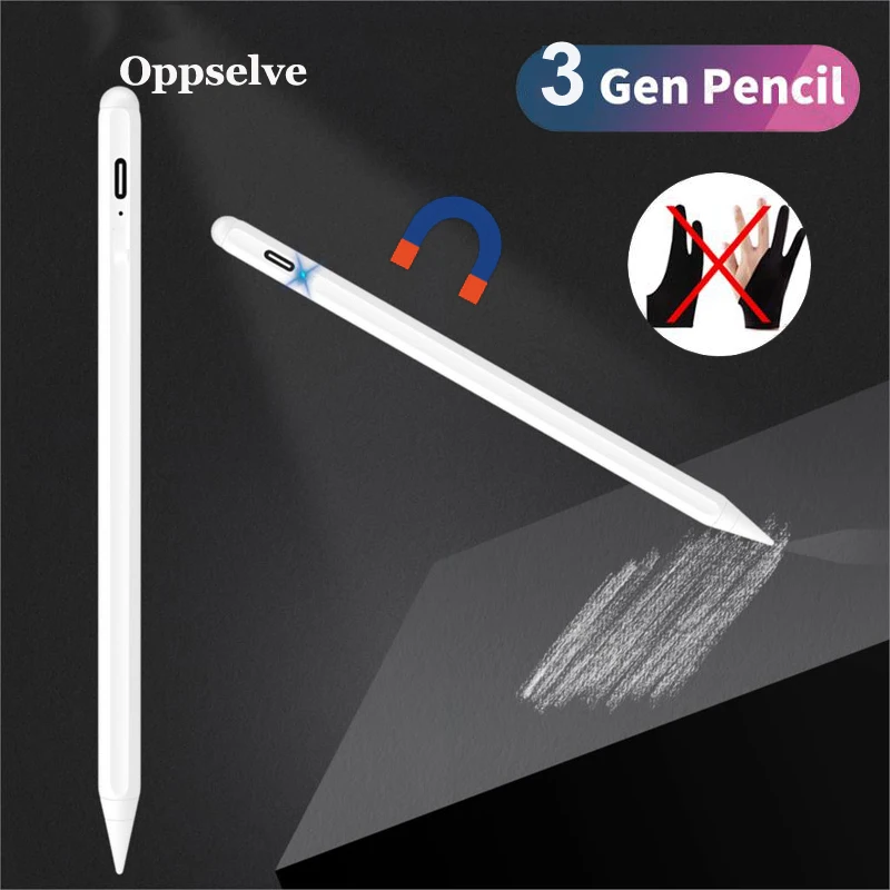 Для iPad карандаш с активным стилусом для Apple Pencil 2 1 Pro 11 12 9 2020 2018 2019 Air 3 Mini 5|Стилусы