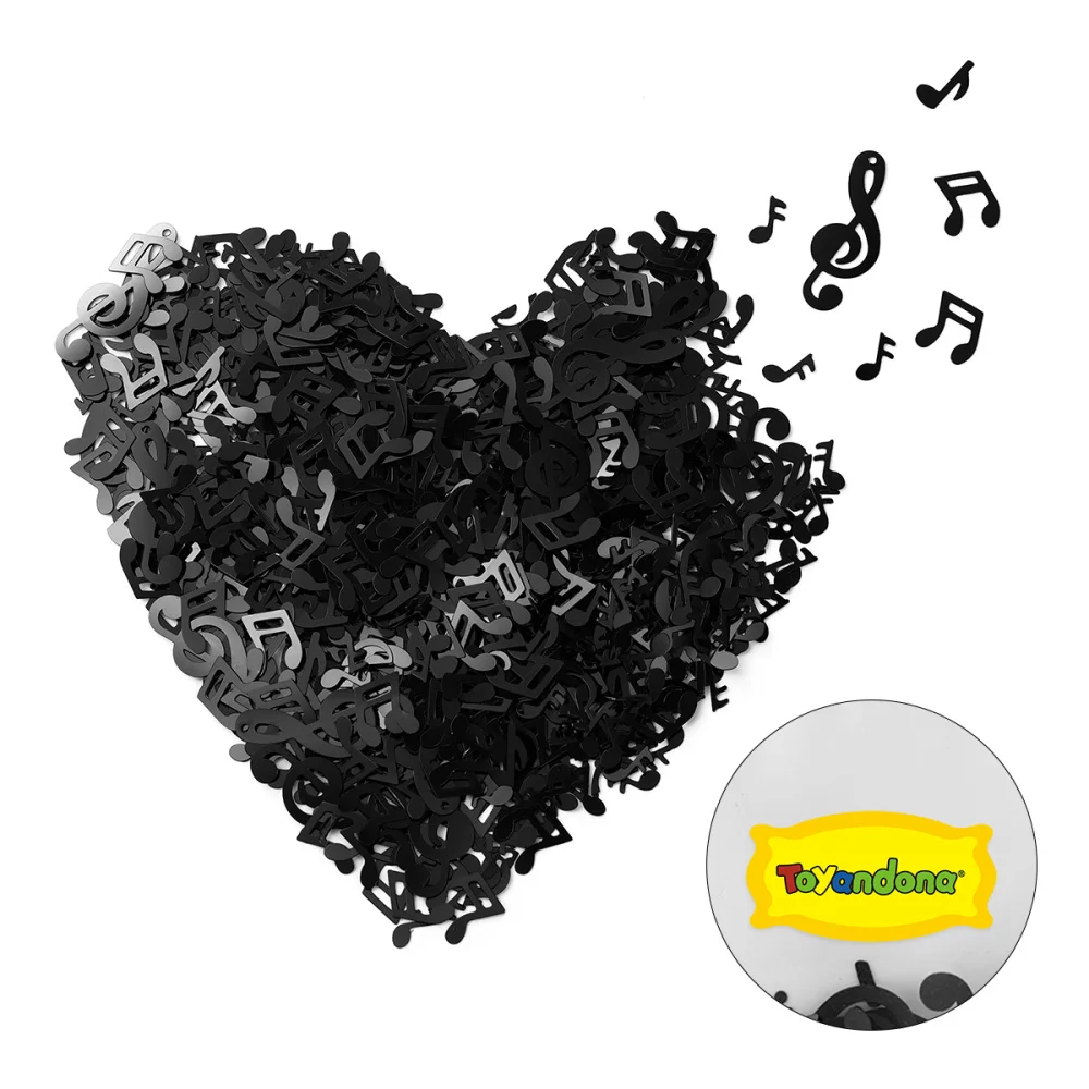 TOYANDONA 15g Musical Note Confetti Table Decorations Party Supplies for Party Birthday Wedding Baby Shower Festival (Asso