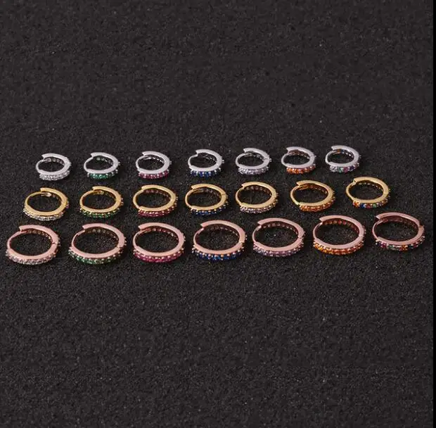 Кольцо Для Пирсинга Ушей 6/8/10 мм 1 шт. | Украшения и аксессуары