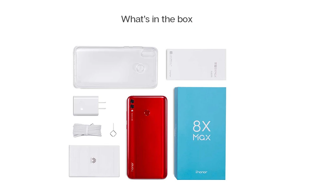 Honor 8X Max, Google Play, мобильный телефон, 7,12 дюймов, большой экран, Восьмиядерный, отпечаток пальца, ID, 5000 мАч, Android 8,1, OTA,Скидка 1200 руб. /. При заказе от 9800 руб. /Промокод: newyear1200/