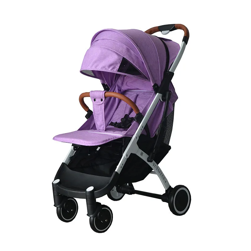 PLUS 4 PURPLE Детская коляска yoya Plus, переносная прогулочная коляска для путешествий, детская коляска, прогулочная коляска, навес на молнии, 10 подарков, быстрая - Цвет: PLUS 4 PURPLE
