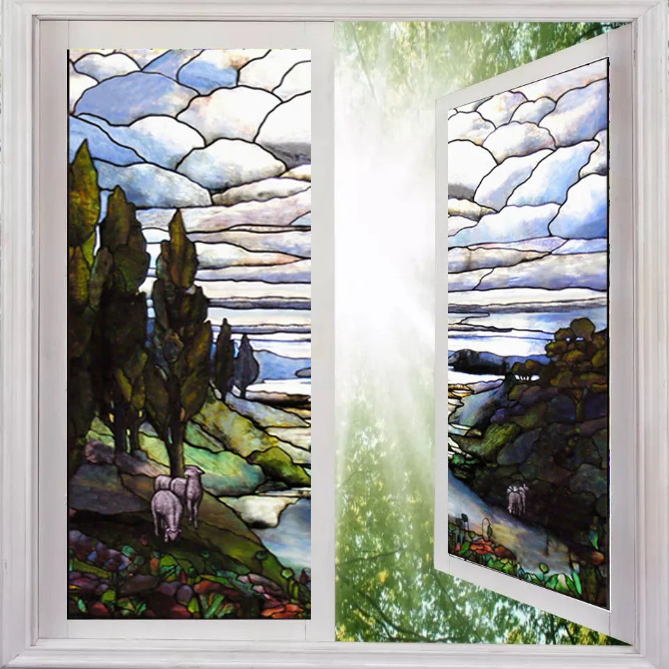 Пленка для окрашивания ландшафта стеклянная пленка непрозрачная наклейка