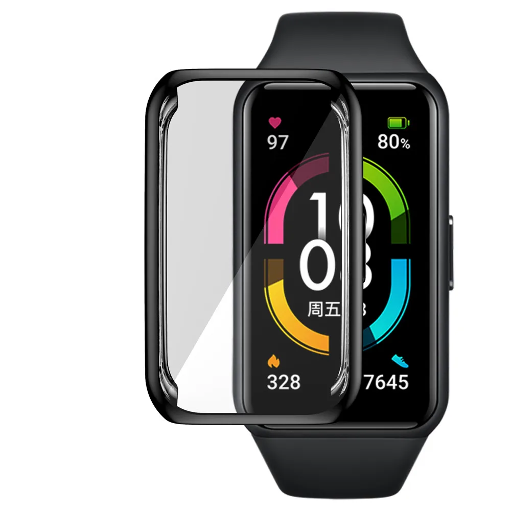 

Huawei Honor Band 6 Watch Case Soft Plating Shell Tpucase