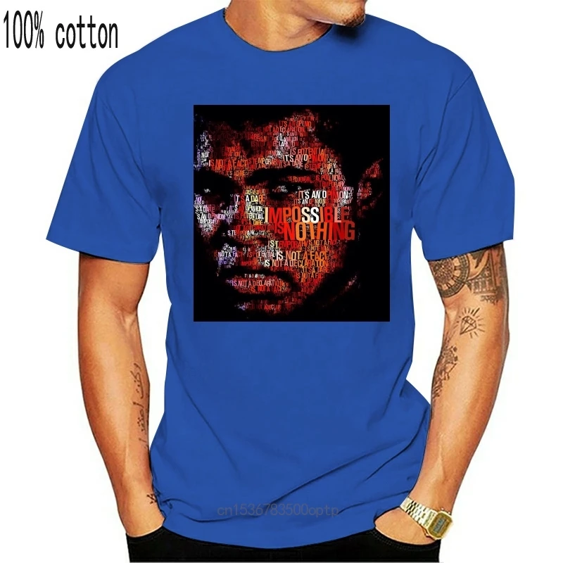 

New Impossible Is Nothing MuhaMMQAd Ali T Shirt Box Motivation Gym Miuke Tysom Muscle Tops wholesale Tee custom Environtal print