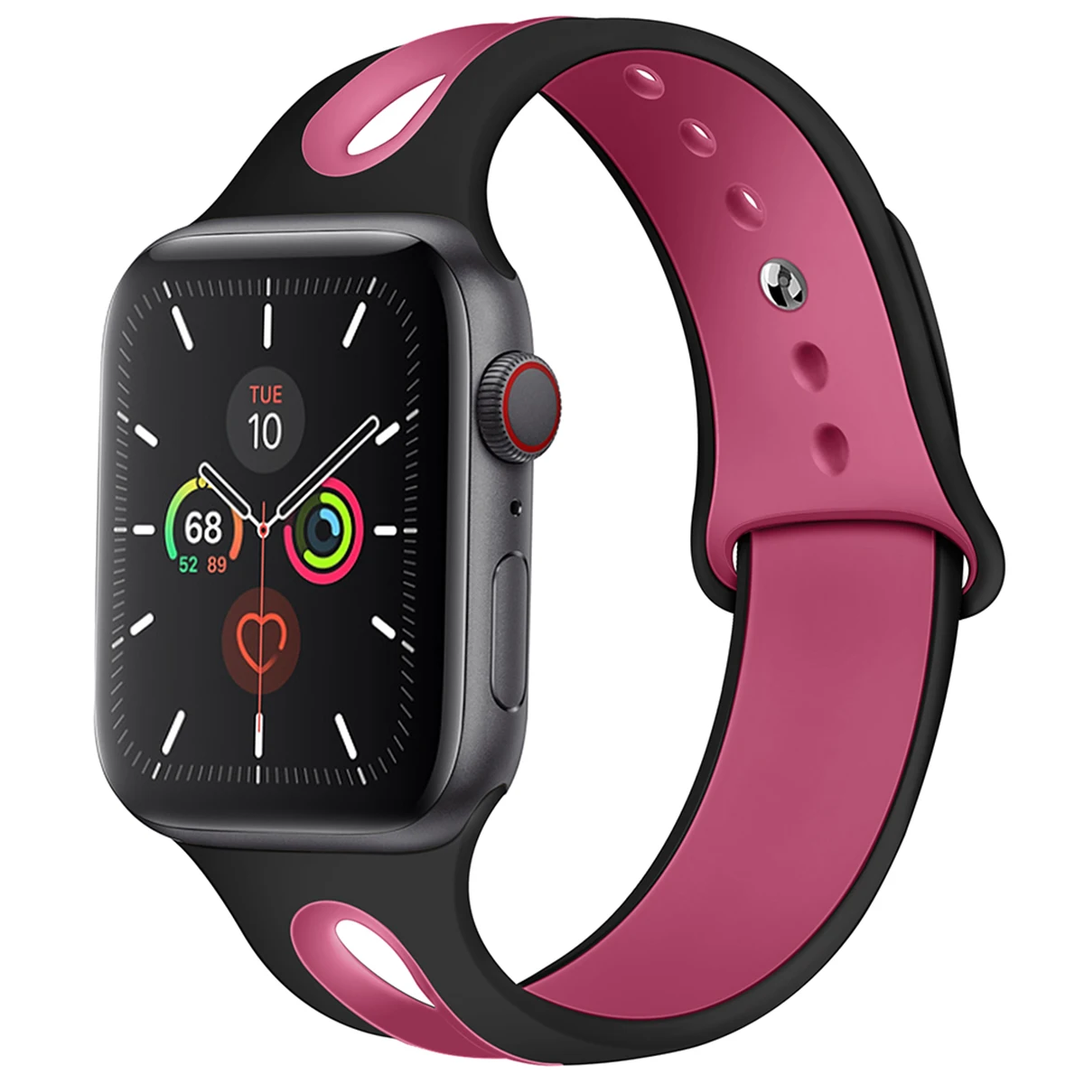

Watch Strap For Apple Watch Band 42mm 38mm 44mm 40mm Strap Silicone Iwatch Bands Replacement For Apple Watch SE/6/5/4/3/2/ 81003