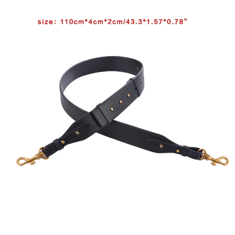 

Genuine Leather Belt Shoulder Bag Wide Strap Handbag Handle Replacement Strap L41B