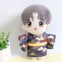 20cm exo doll clothes bjd doll clothes boy girl kimono yukata for toy dolls accessories for korea kpop exo idol dolls gift