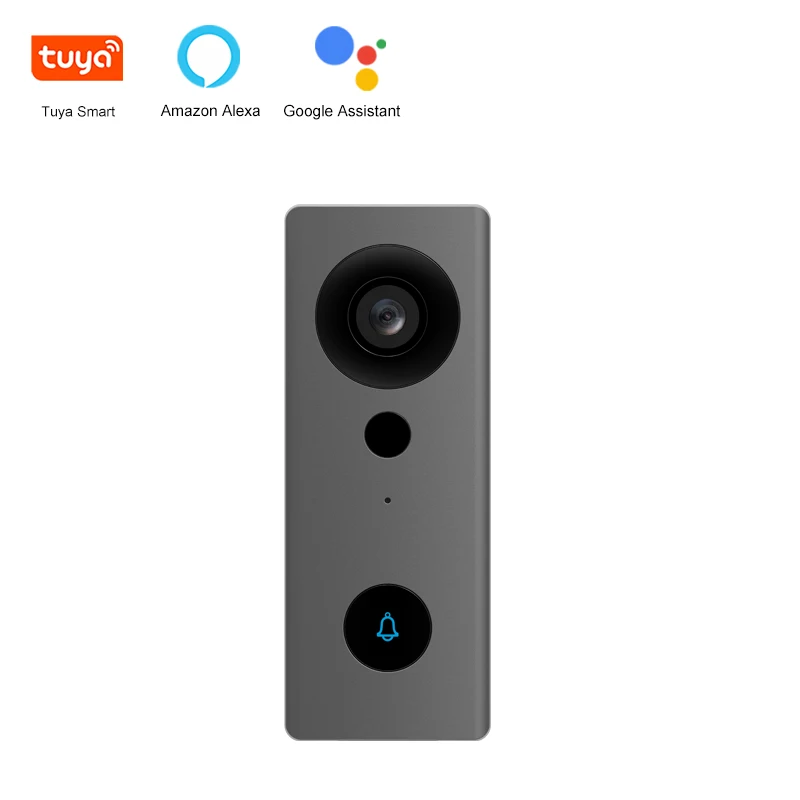 

Tuya smart home Outdoor Wireless Doorbell Waterproof Surveillance Camera Support Alexa Google Assistant Door peephole camera