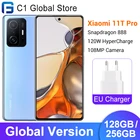 Фотообои Xiaomi 11 T Pro NFC Snapdragon 888 Восьмиядерный 120 МП камера 120 Гц смартфон 11 T pro Вт HyperCharge