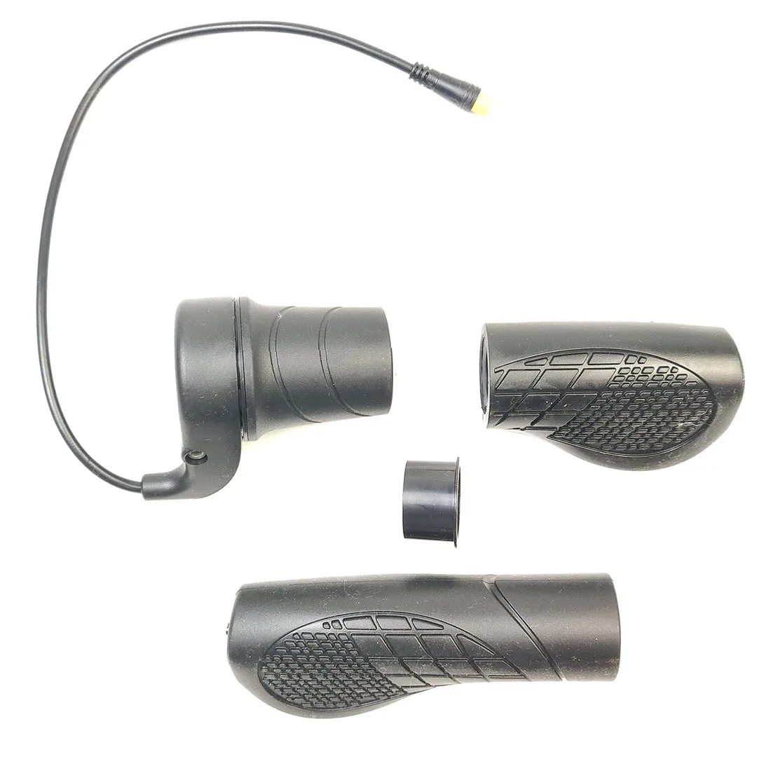 

Electric Bicycle 20x Half-Twist Throttle Grip Waterproof Connector ABS Grip For MTB Mountain Bike Conversion To E-Bike