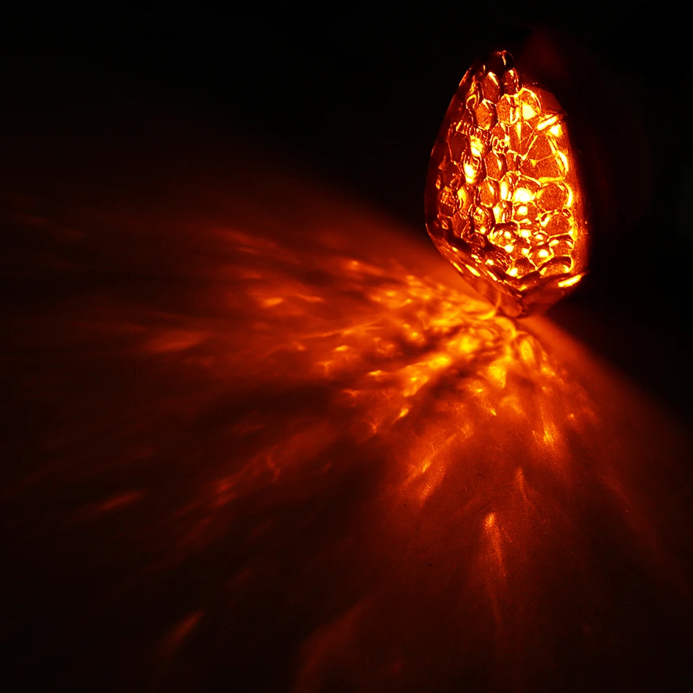 

2 Pieces/Set Universal Motorcycle Turn Signal Lights Flasher Amber light Indicator Lamp For Honda Motorcycle Lighting