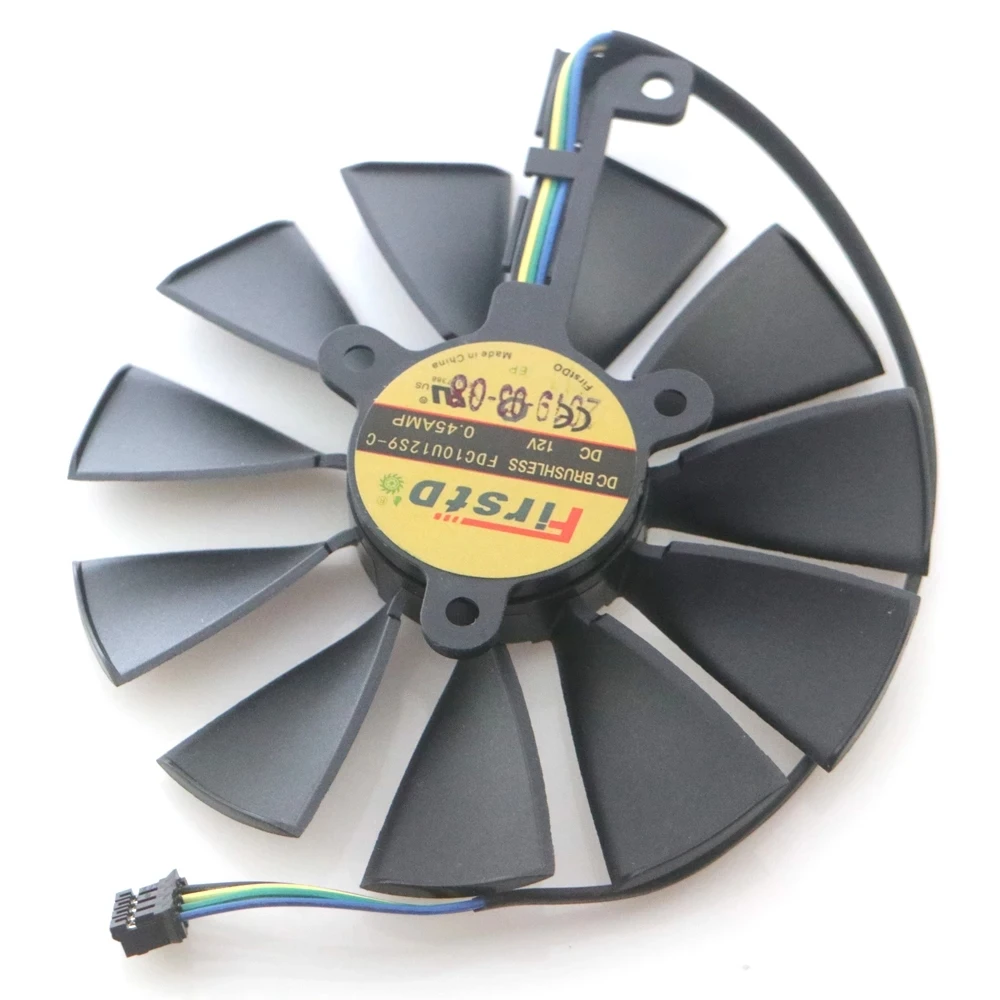FDC10U12S9-C 12V 0.35A 88 мм видеокарта вентилятор для ASUS DUAL RTX 2060 6G 2070 2080 O8G-EVO охлаждения -