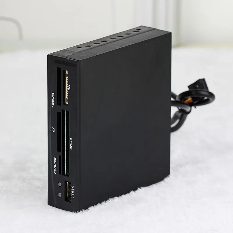 Внутренний кардридер USB 2 0 все в 1 3 5 дюйма Фронтальная панель T Flash SD Mini Micor TF MMS MS M2 CF
